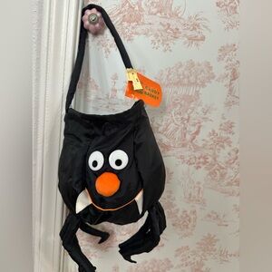 Rare Vintage 1990’s Halloween Toys R Us Spider Candy Basket New W Original Tag